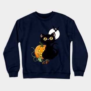 Hallows Eve Kitty Crewneck Sweatshirt